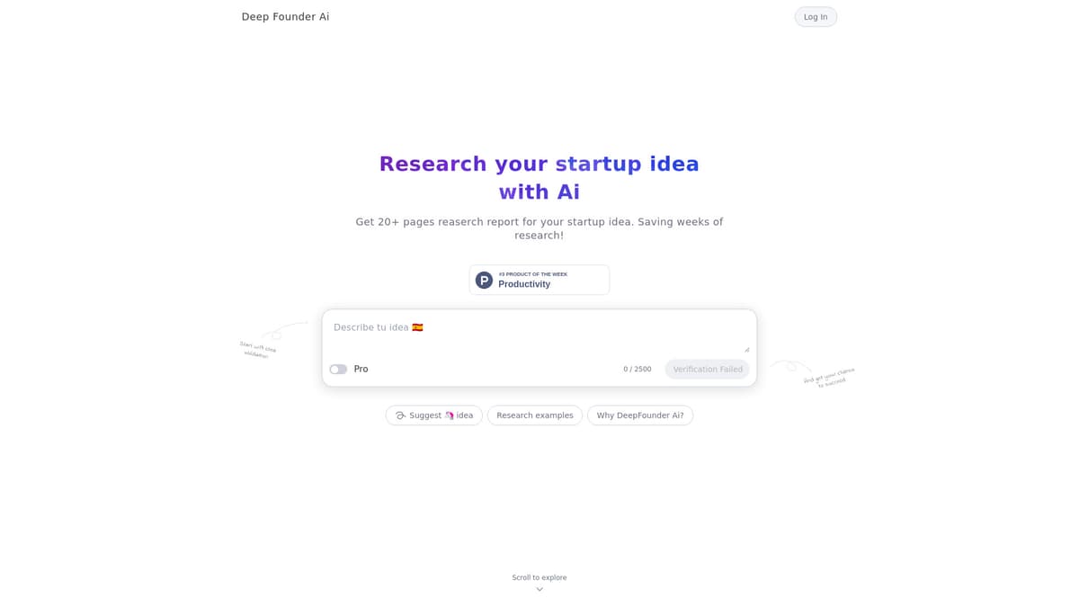 Deep Founder AI screenshot 1
