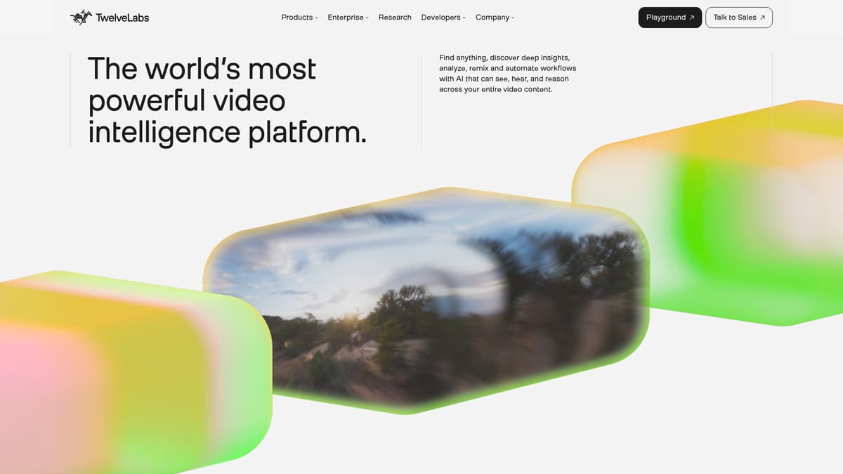 TwelveLabs screenshot 1