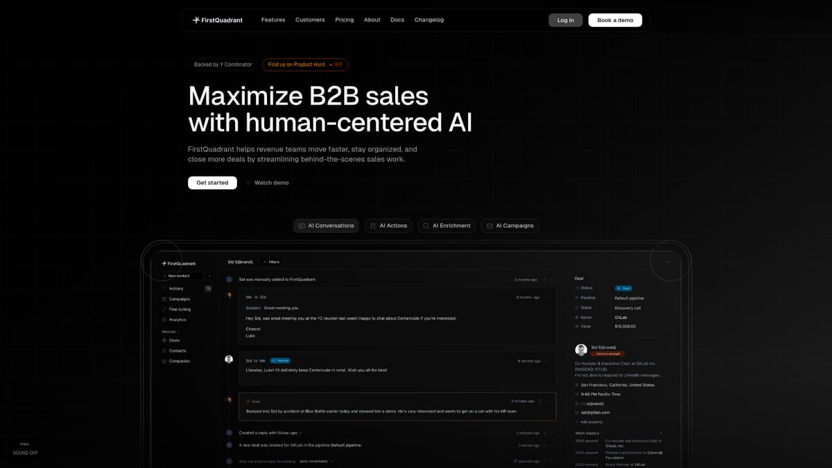 FirstQuadrant screenshot 1