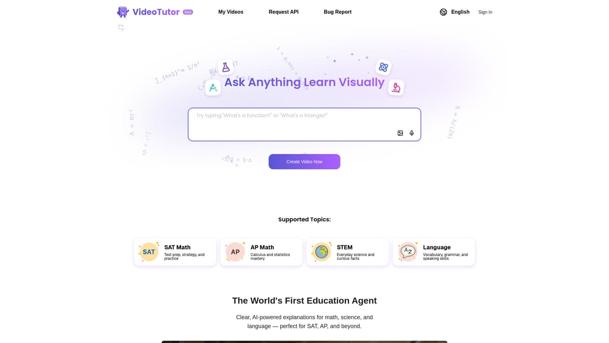 VideoTutor screenshot 1