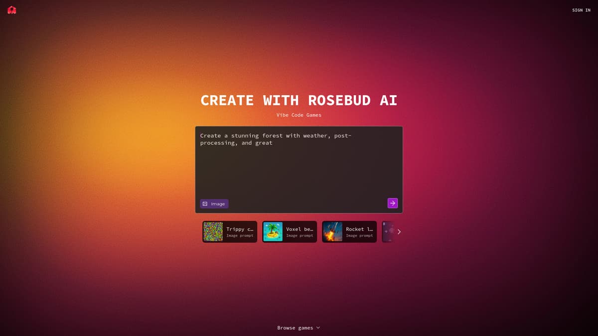 Rosebud AI screenshot 1