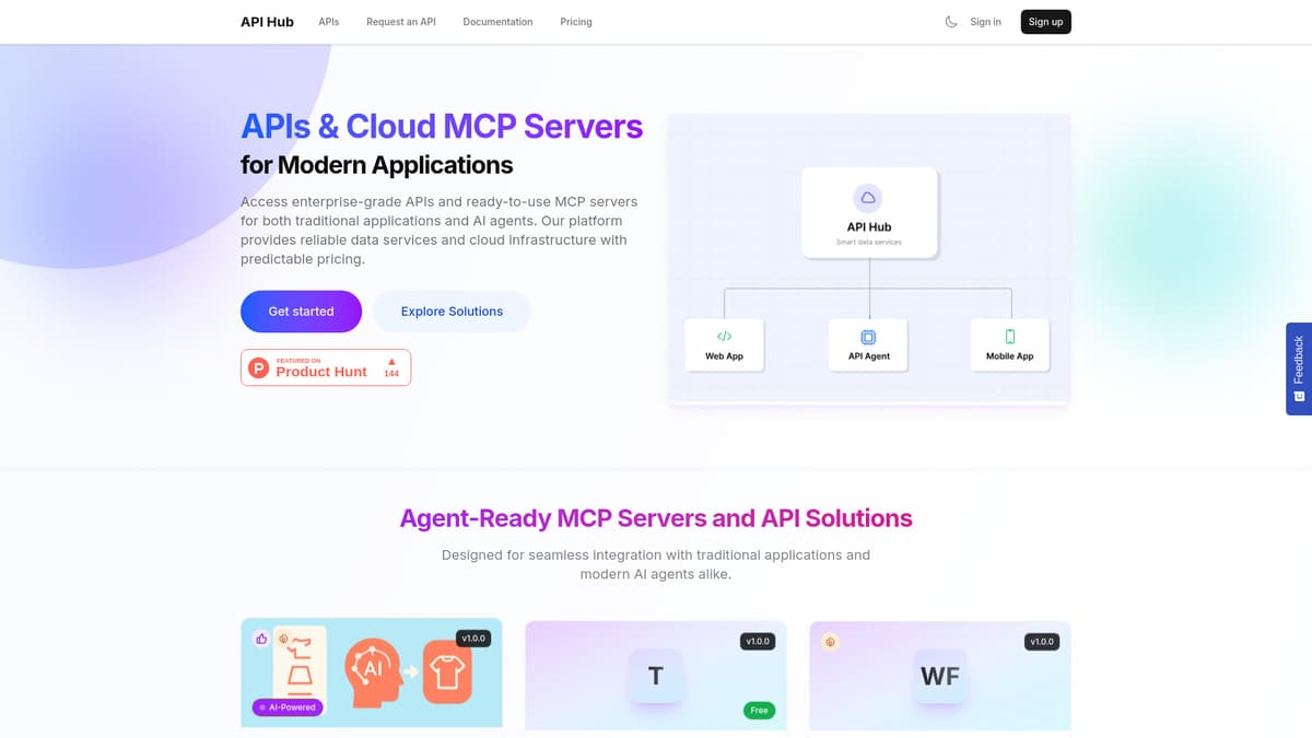 API Hub screenshot 1