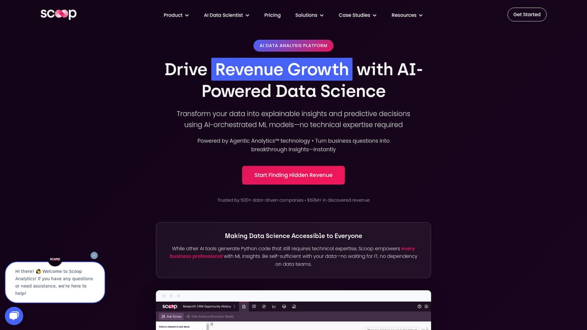 Scoop Analytics screenshot 1
