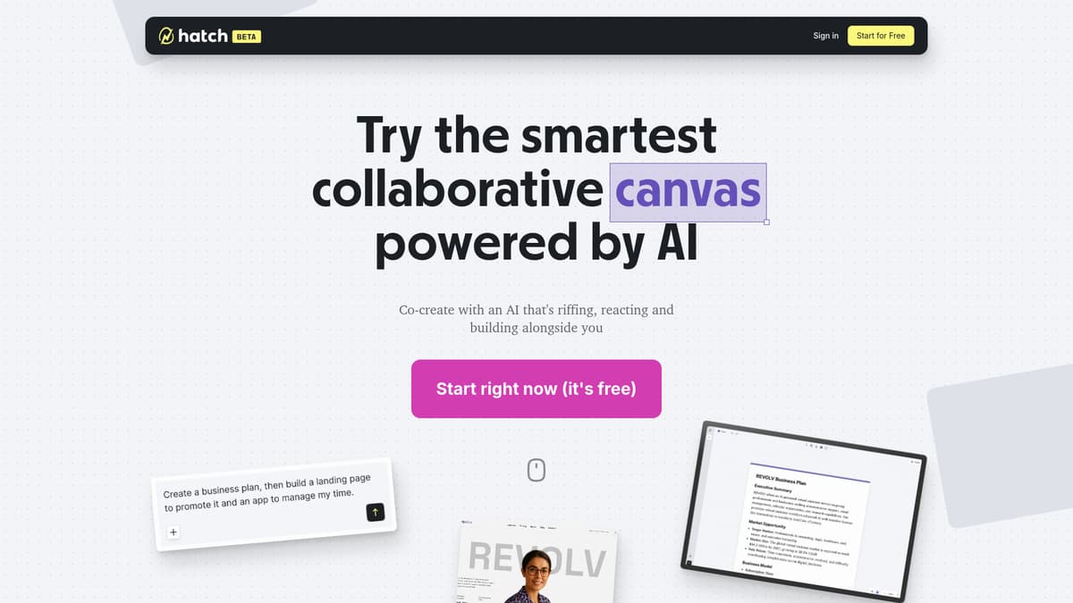 Hatch Canvas screenshot 1