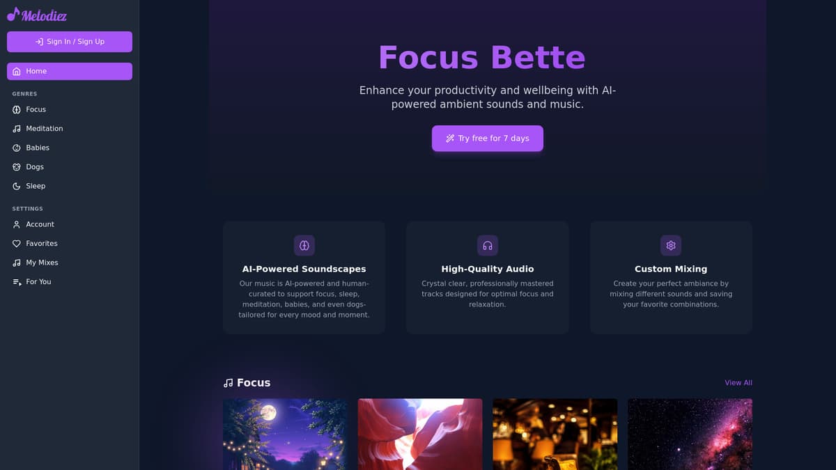 Melodiez screenshot 1
