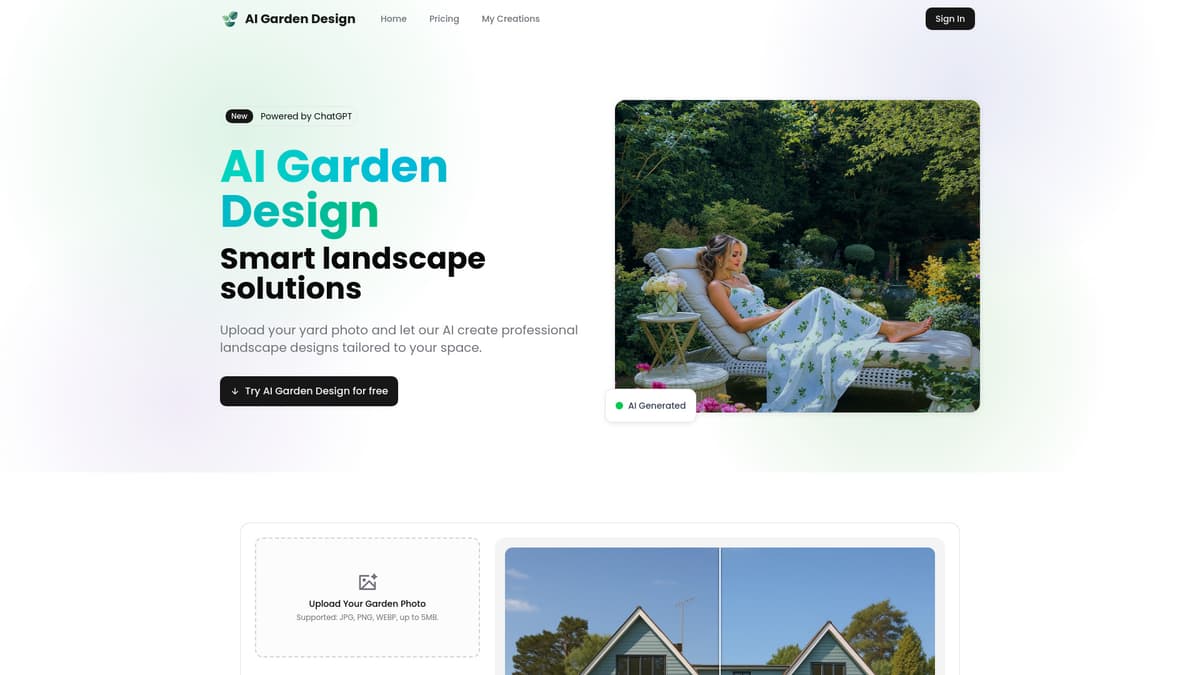 AI Garden Design screenshot 1