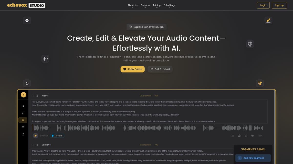 Echovox Studio screenshot 1
