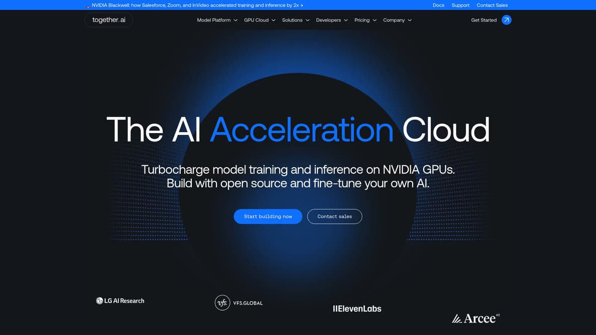 Together AI screenshot 1