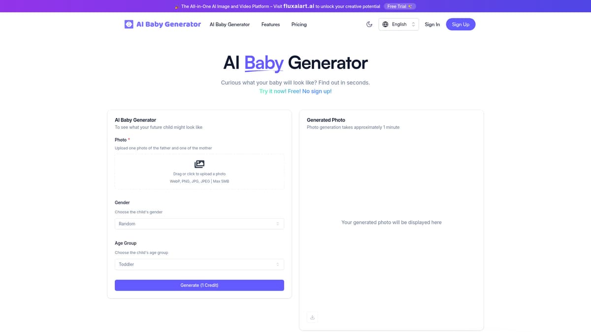 AI Baby Generator screenshot 1
