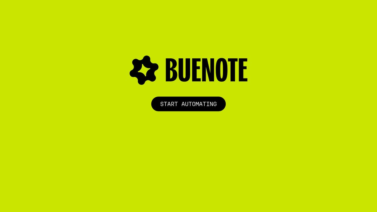 Buenote screenshot 1