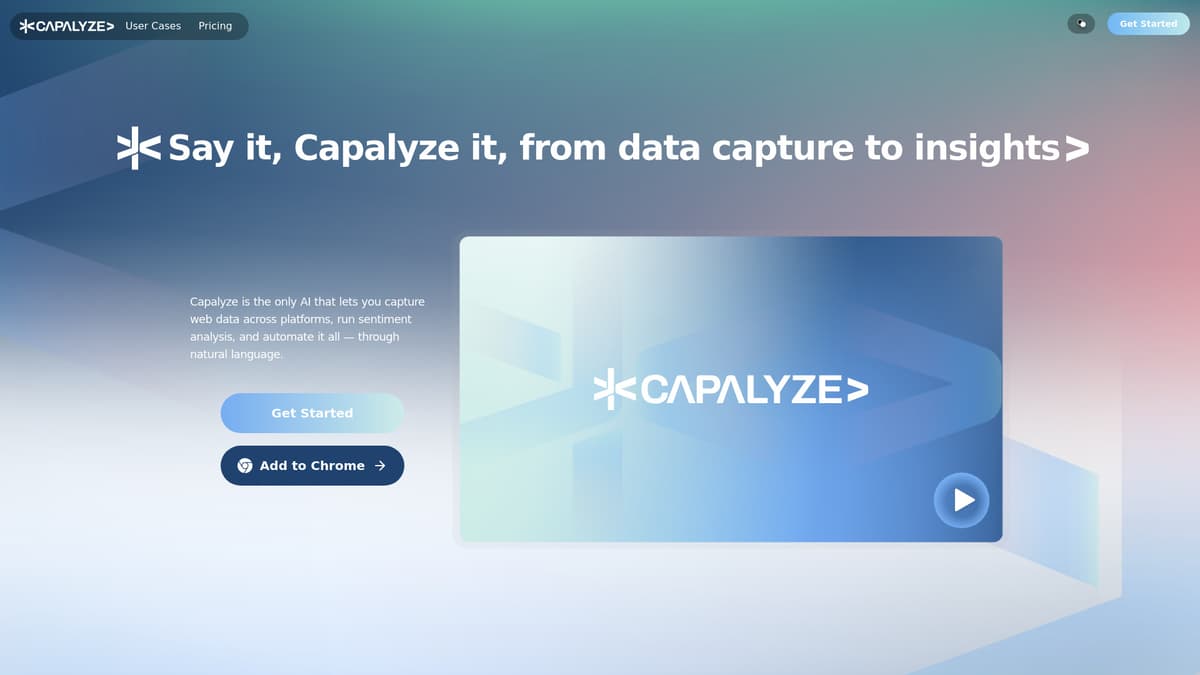 Capalyze screenshot 1