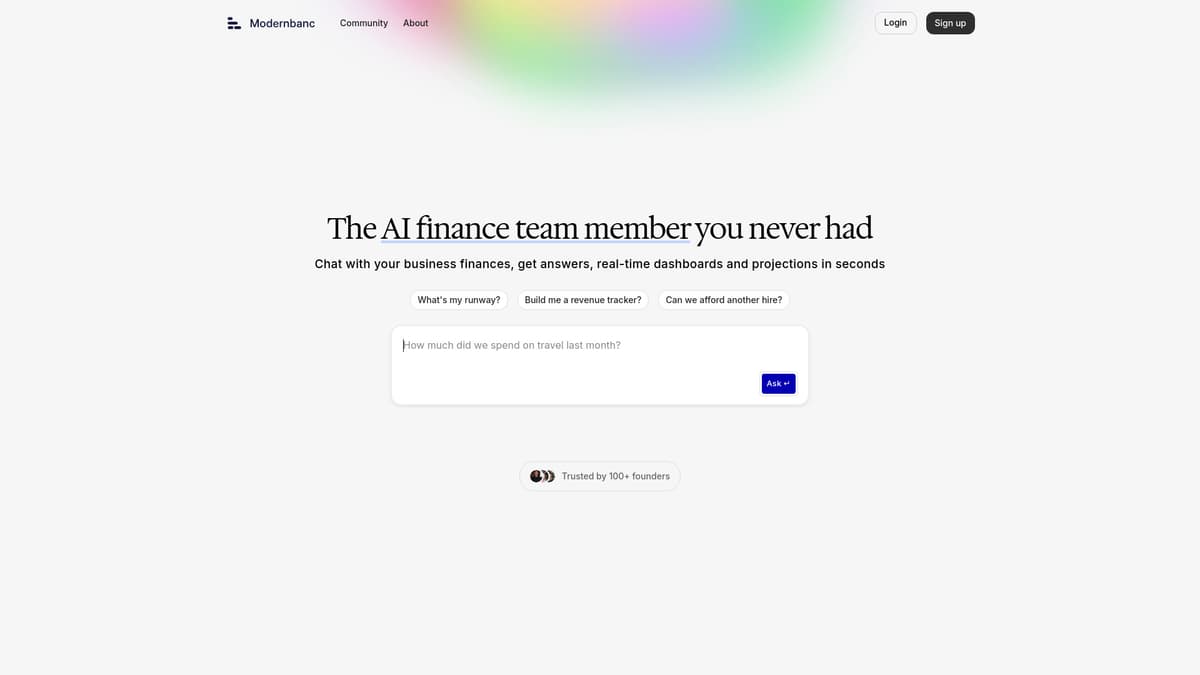 Modernbanc screenshot 1