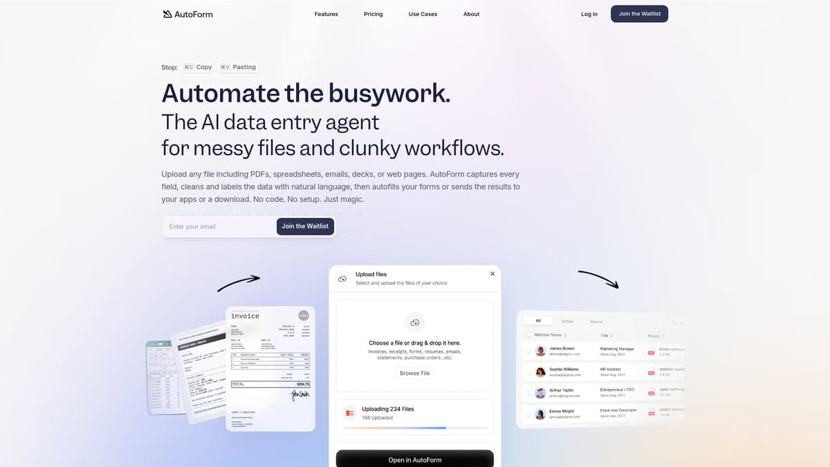 AutoForm screenshot 1