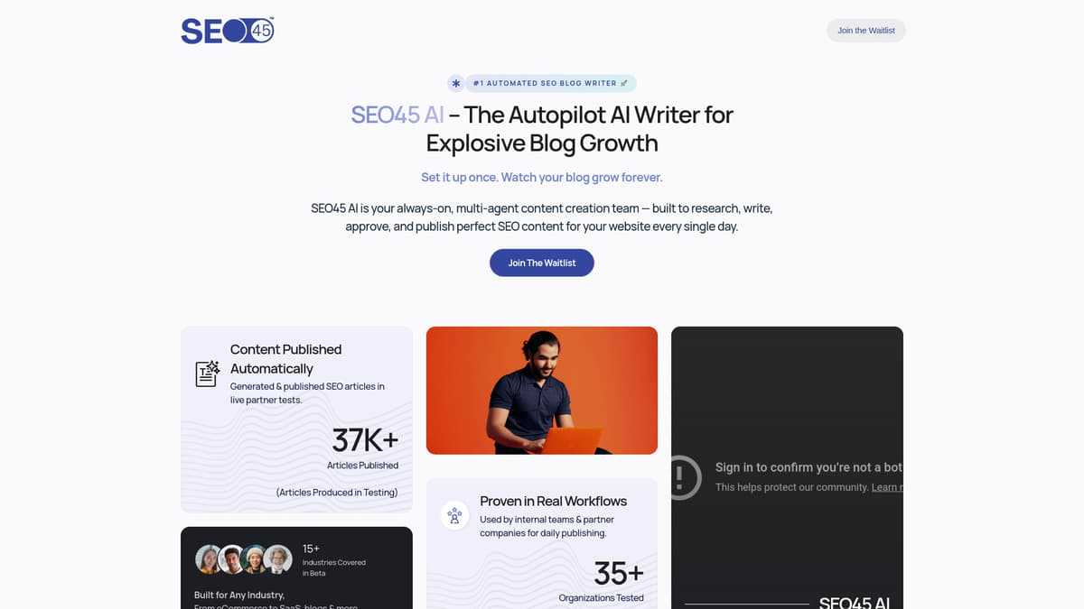 SEO45 AI screenshot 1