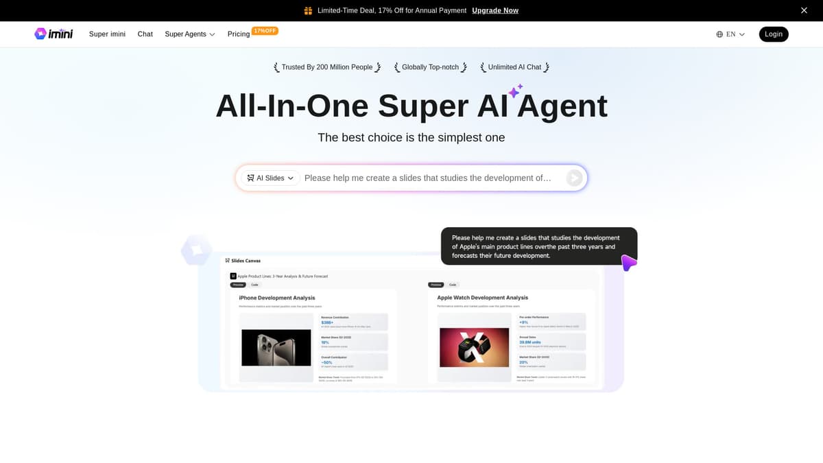 imini AI screenshot 1