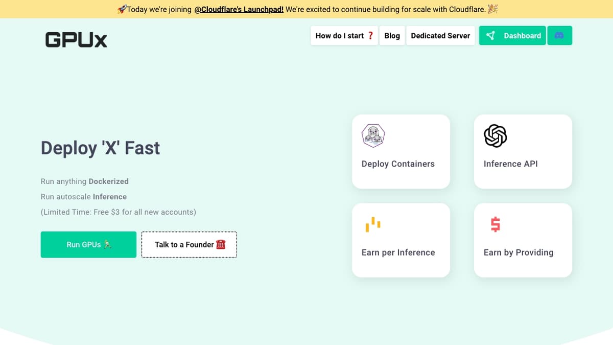 GPUX screenshot 1