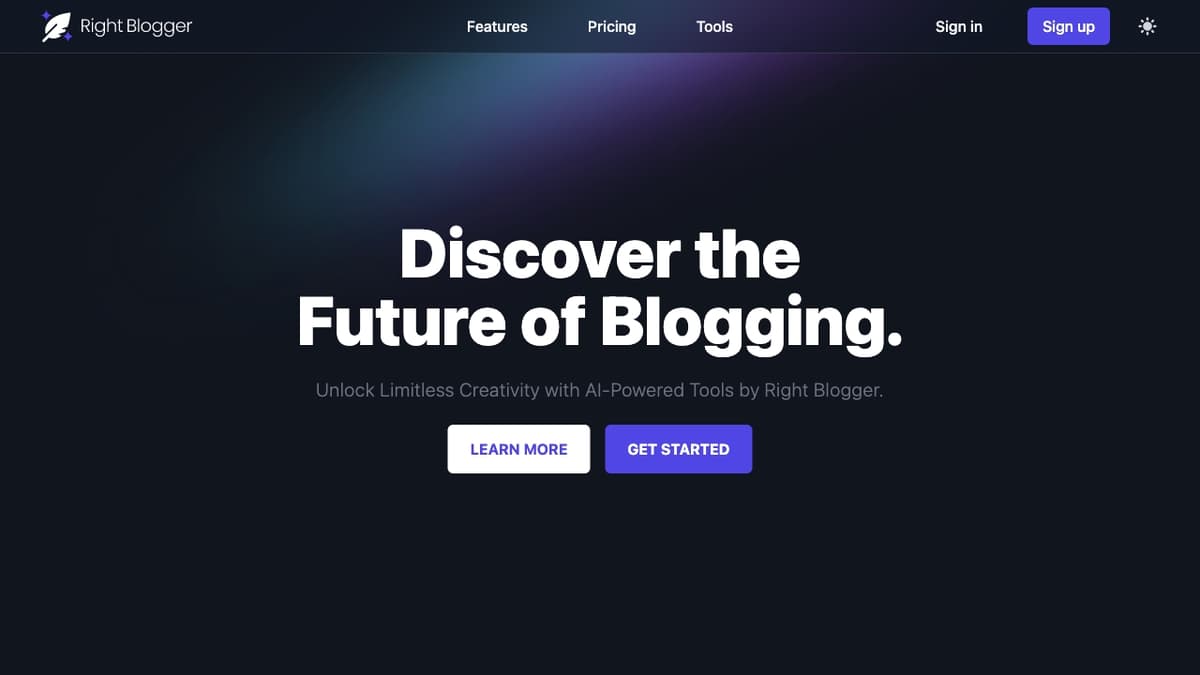 RightBlogger screenshot 1