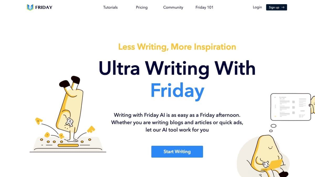 HeyFriday - Ultimate AI Writer screenshot 1