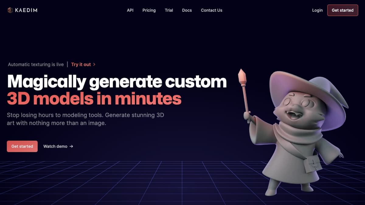 Kaedim screenshot 1