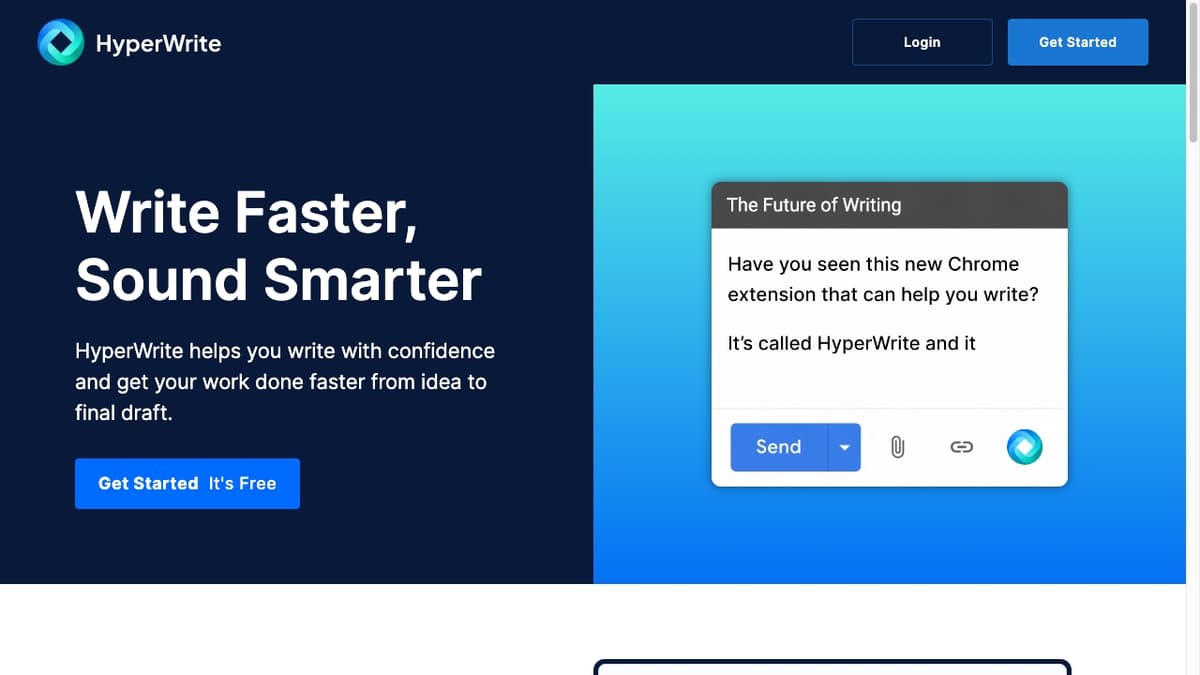 HyperWrite screenshot 1