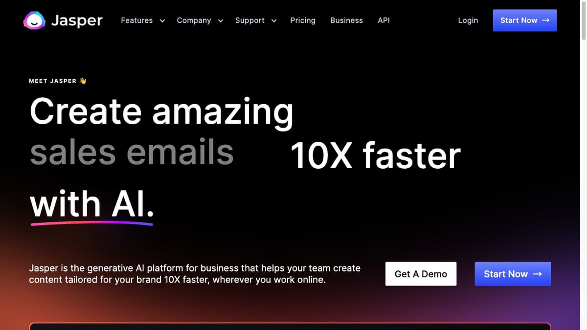 Jasper AI screenshot 1