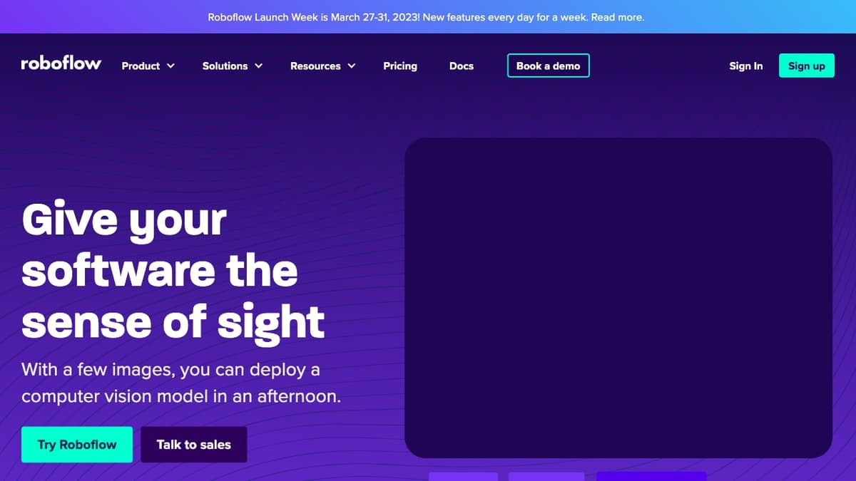 Roboflow screenshot 1