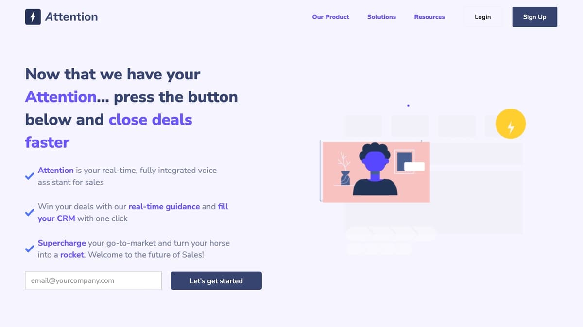 Attention screenshot 1