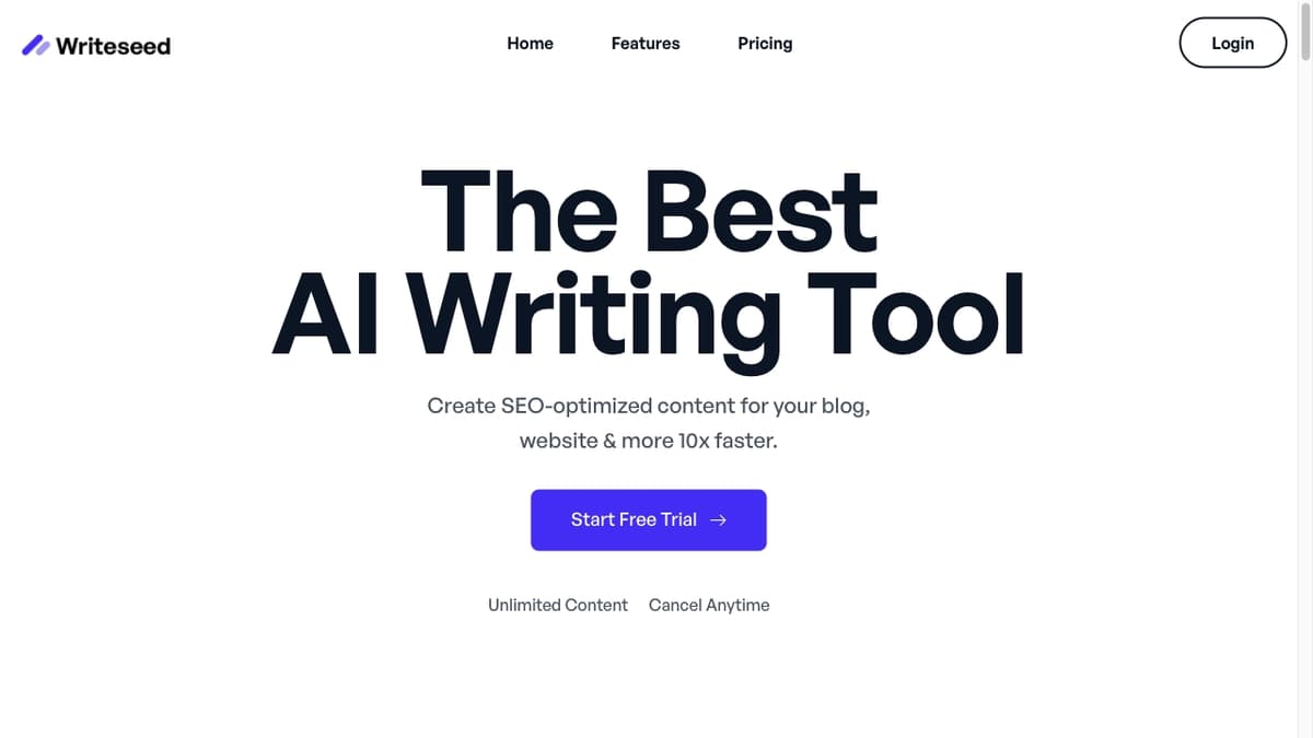 Writeseed screenshot 1