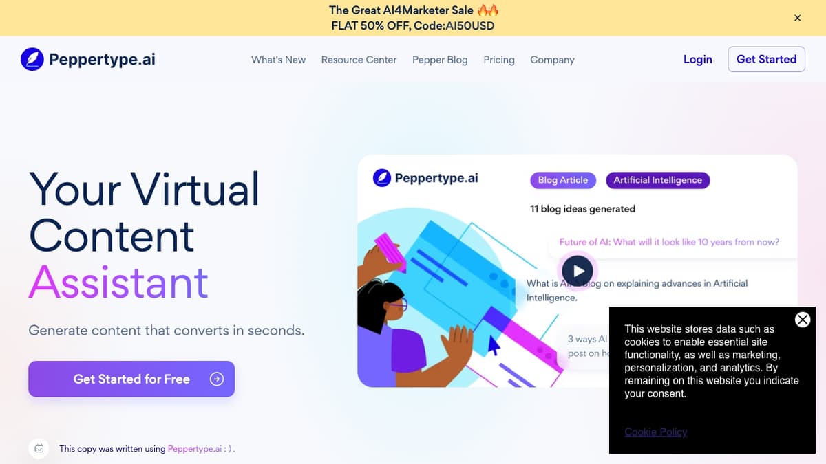 Peppertype.ai screenshot 1