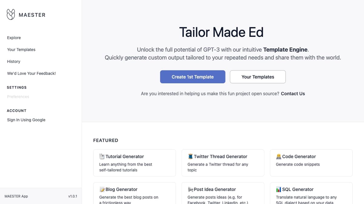 Maester screenshot 1