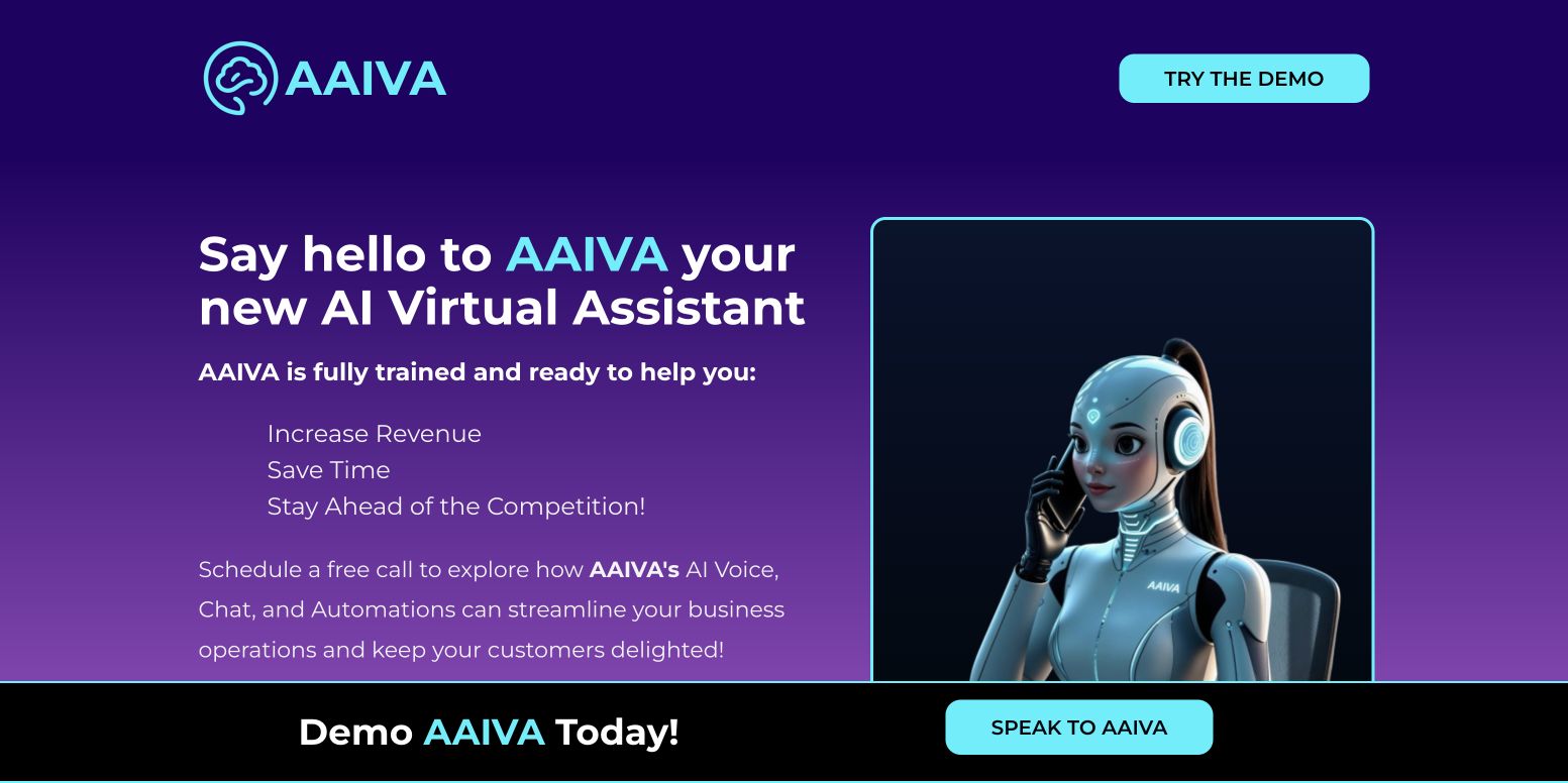 AAIVA 首页截图