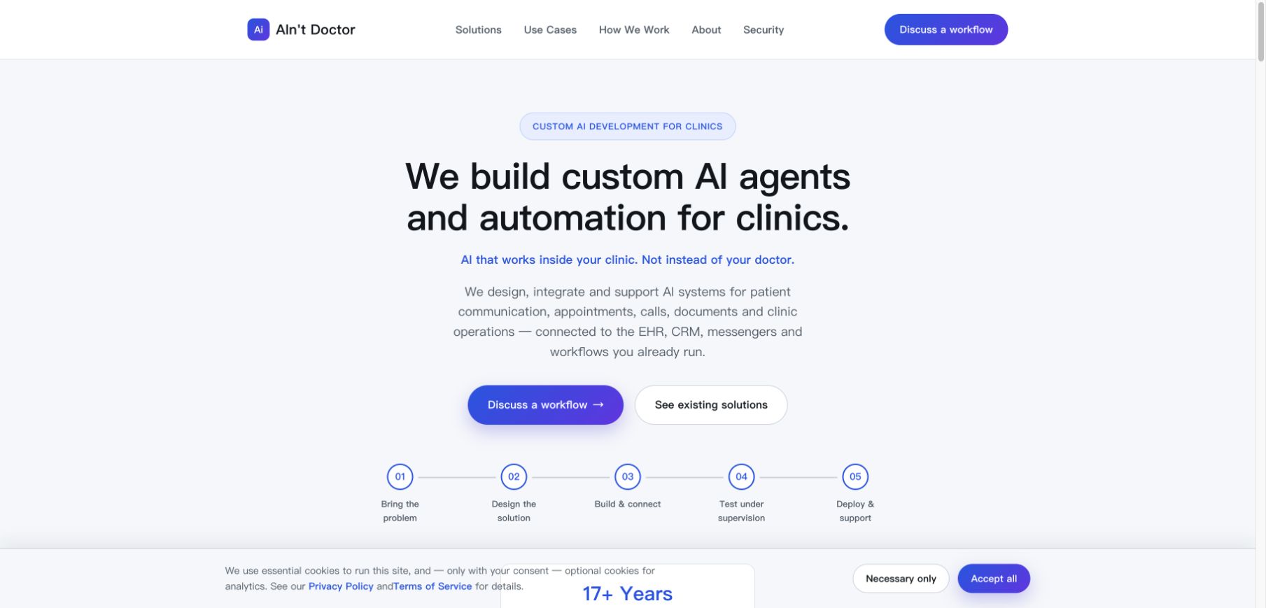 aintdoctor.com 首页截图