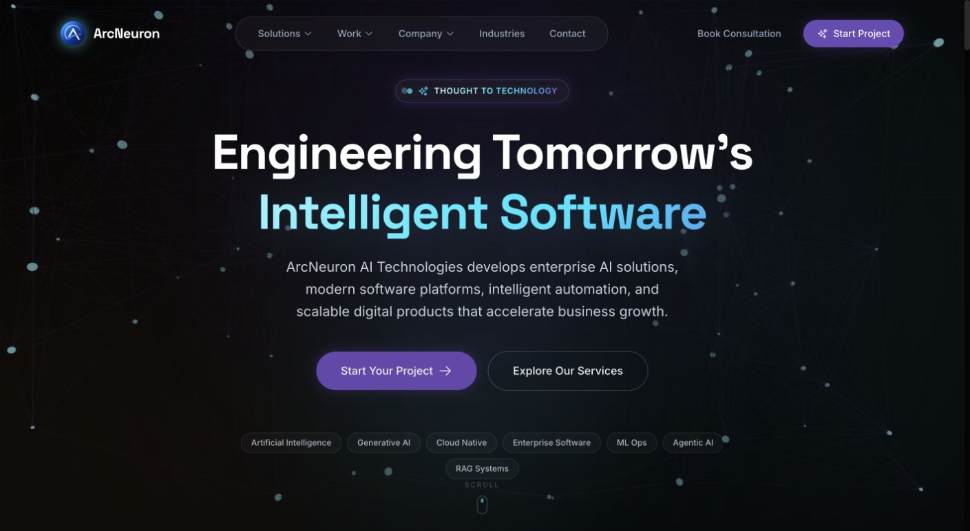 ArcNeuron landing_page