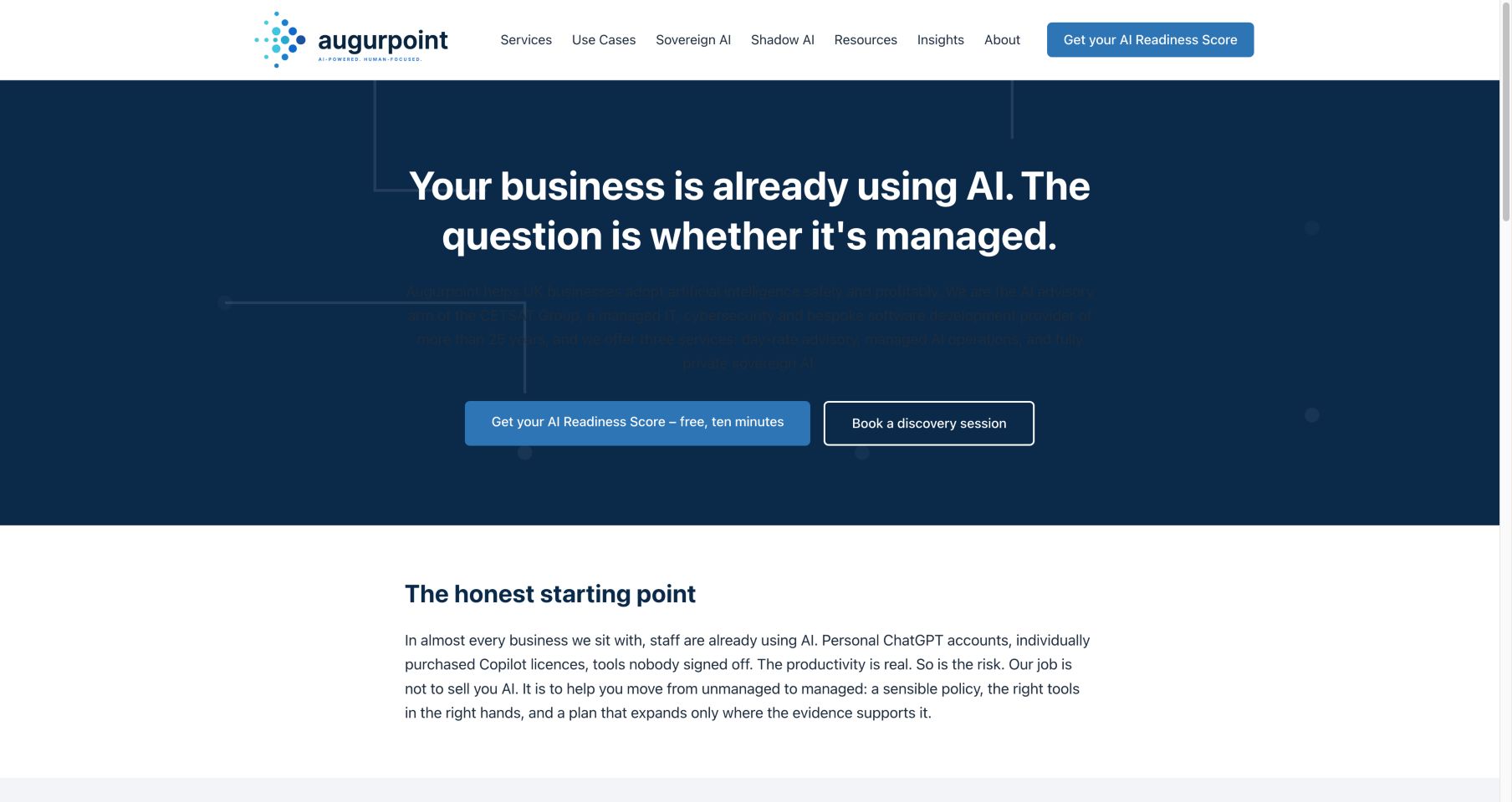 augurpoint.com 首页截图