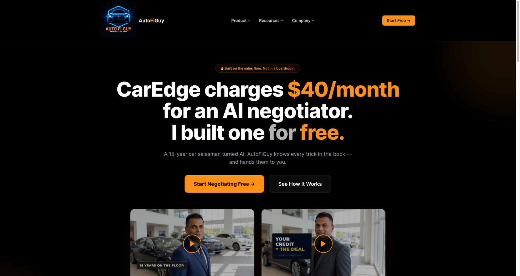 autofiguy.com 首页截图