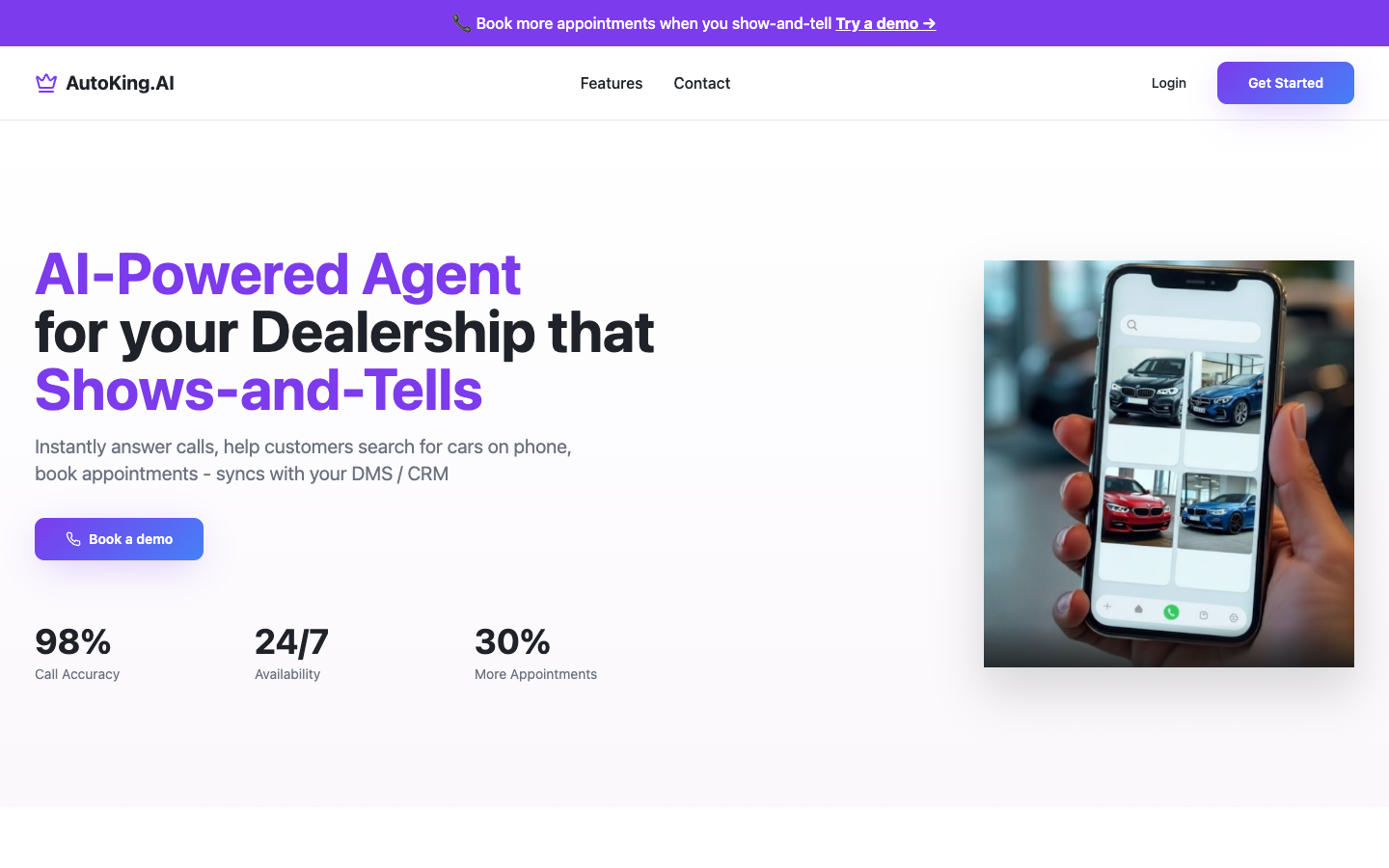 AutoKing landing_page