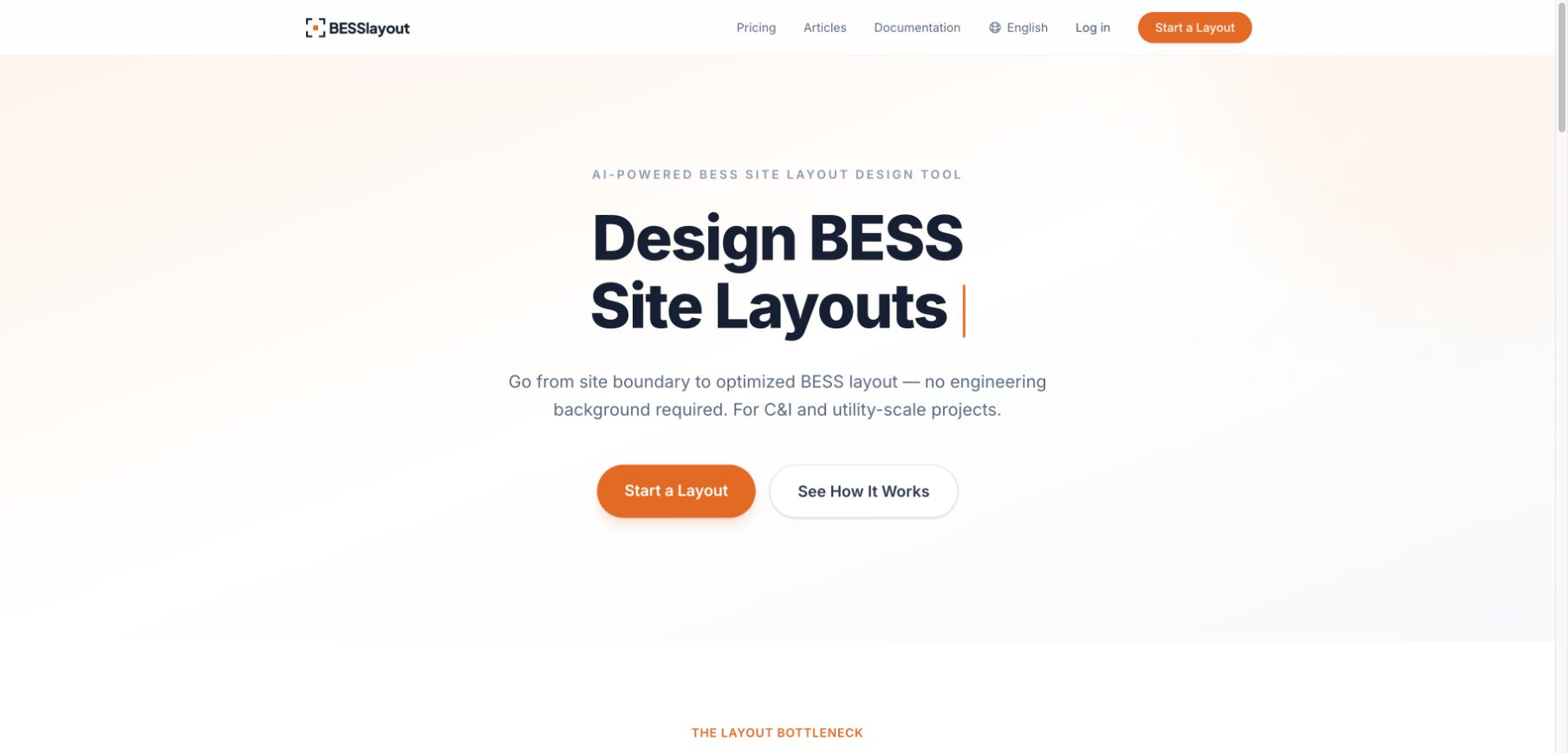 besslayout.com 首页截图