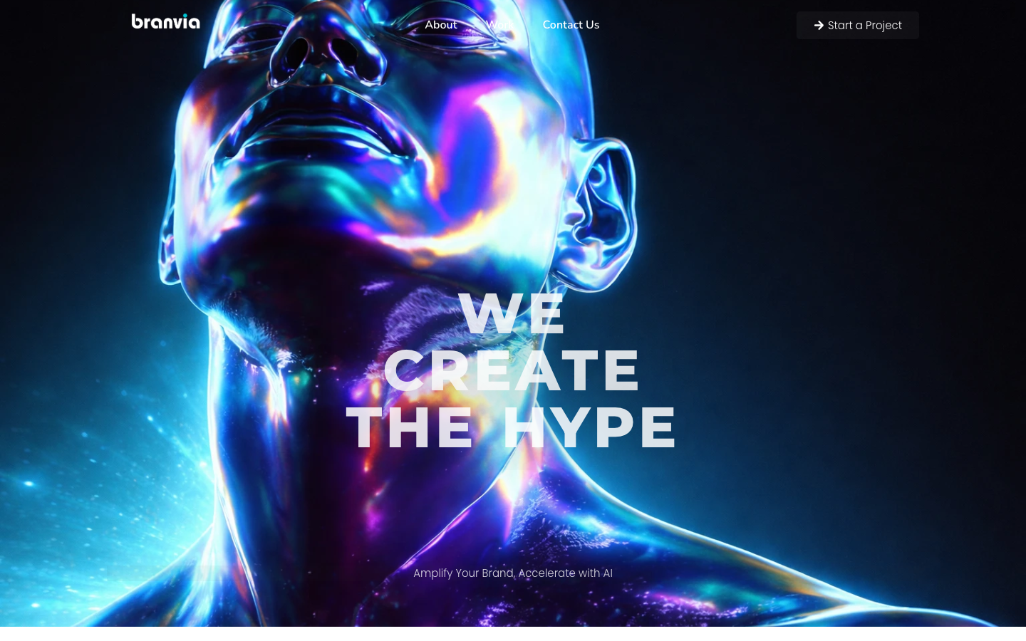 Branvia homepage screenshot