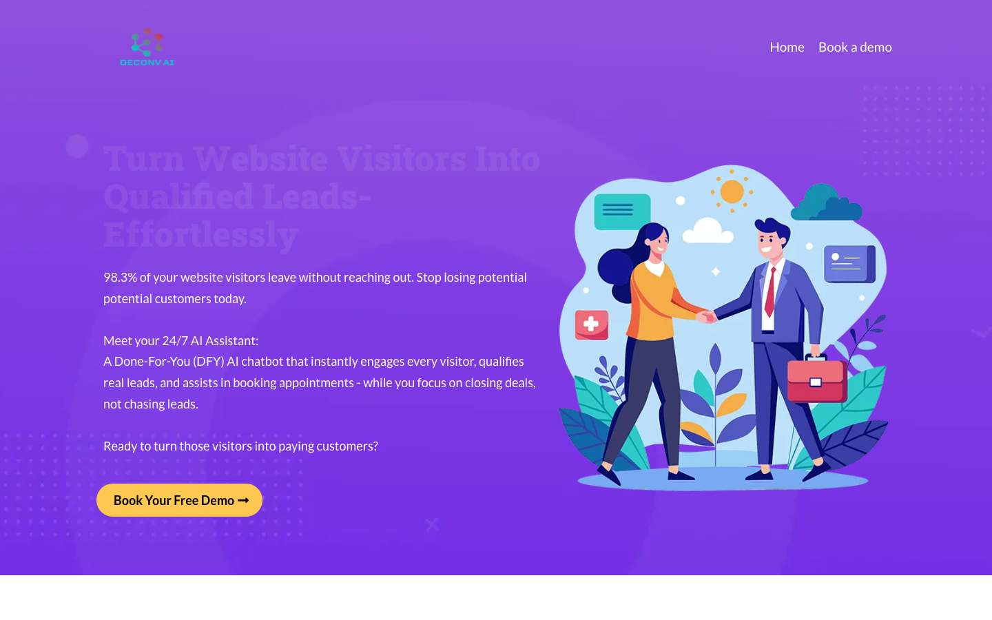 Deconv AI landing_page