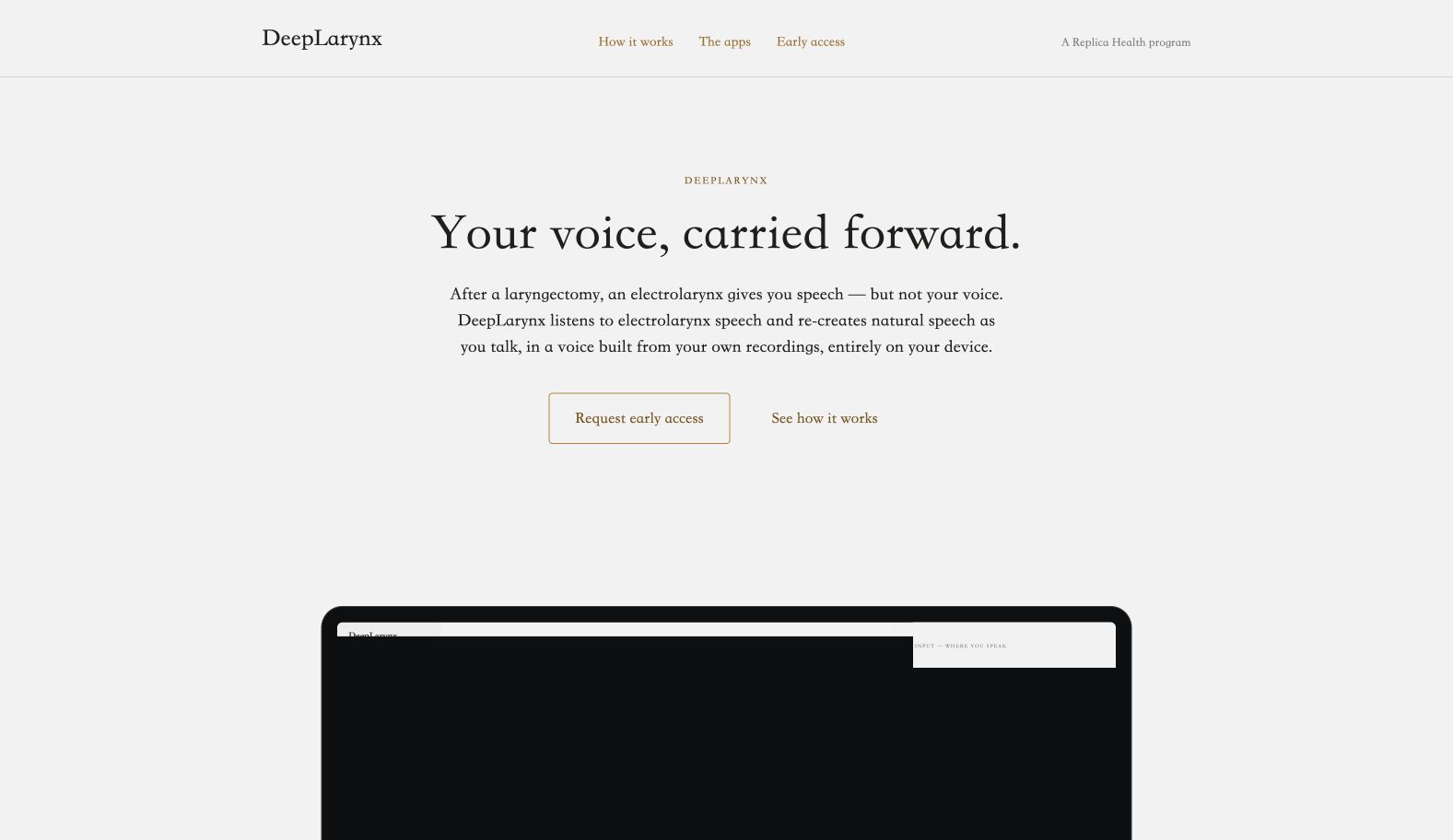 deeplarynx.com 首页截图