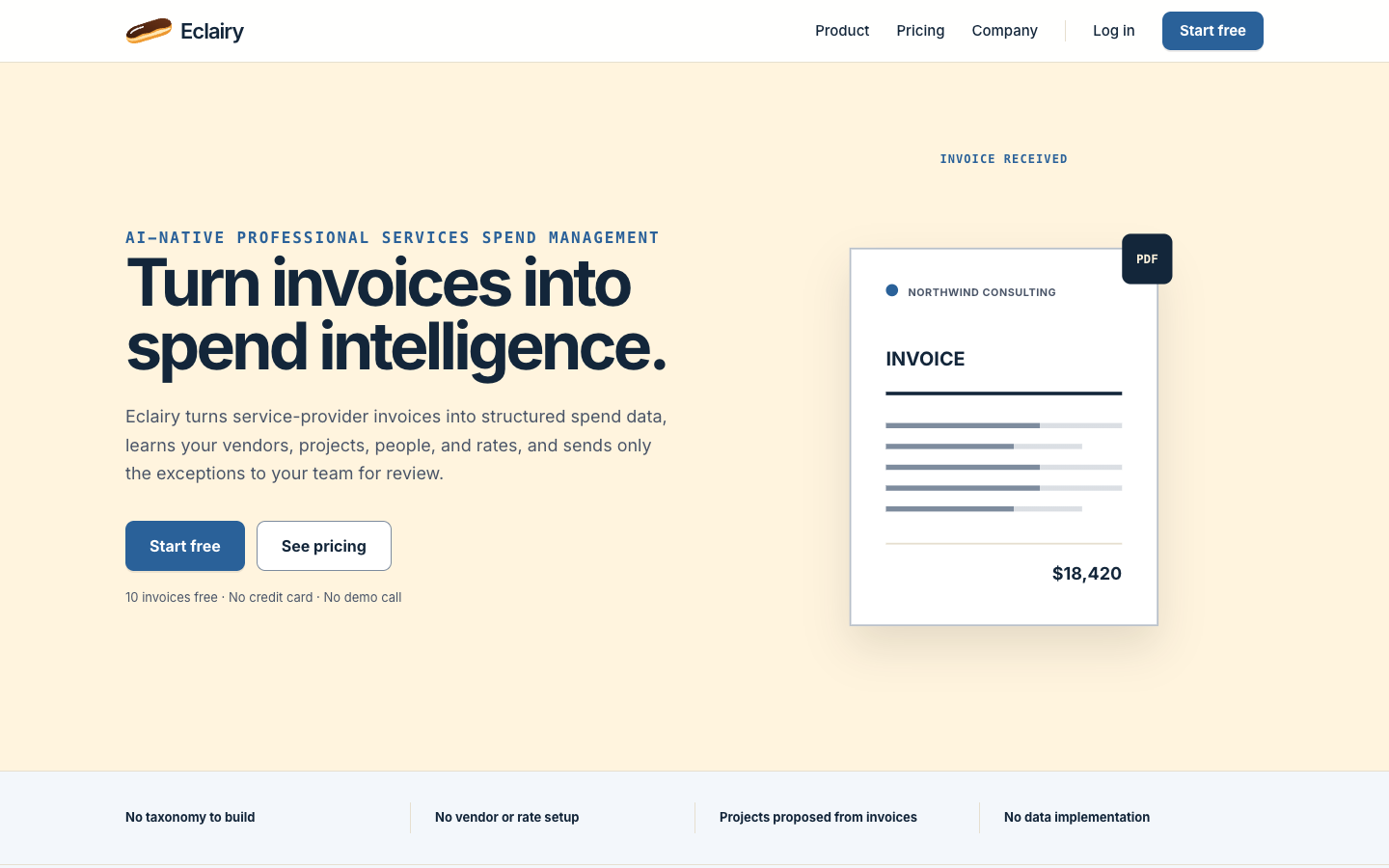 Eclairy landing_page
