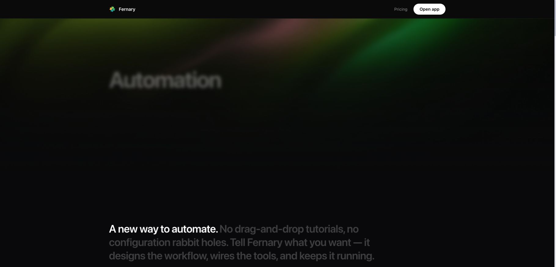 fernary.com 首页截图
