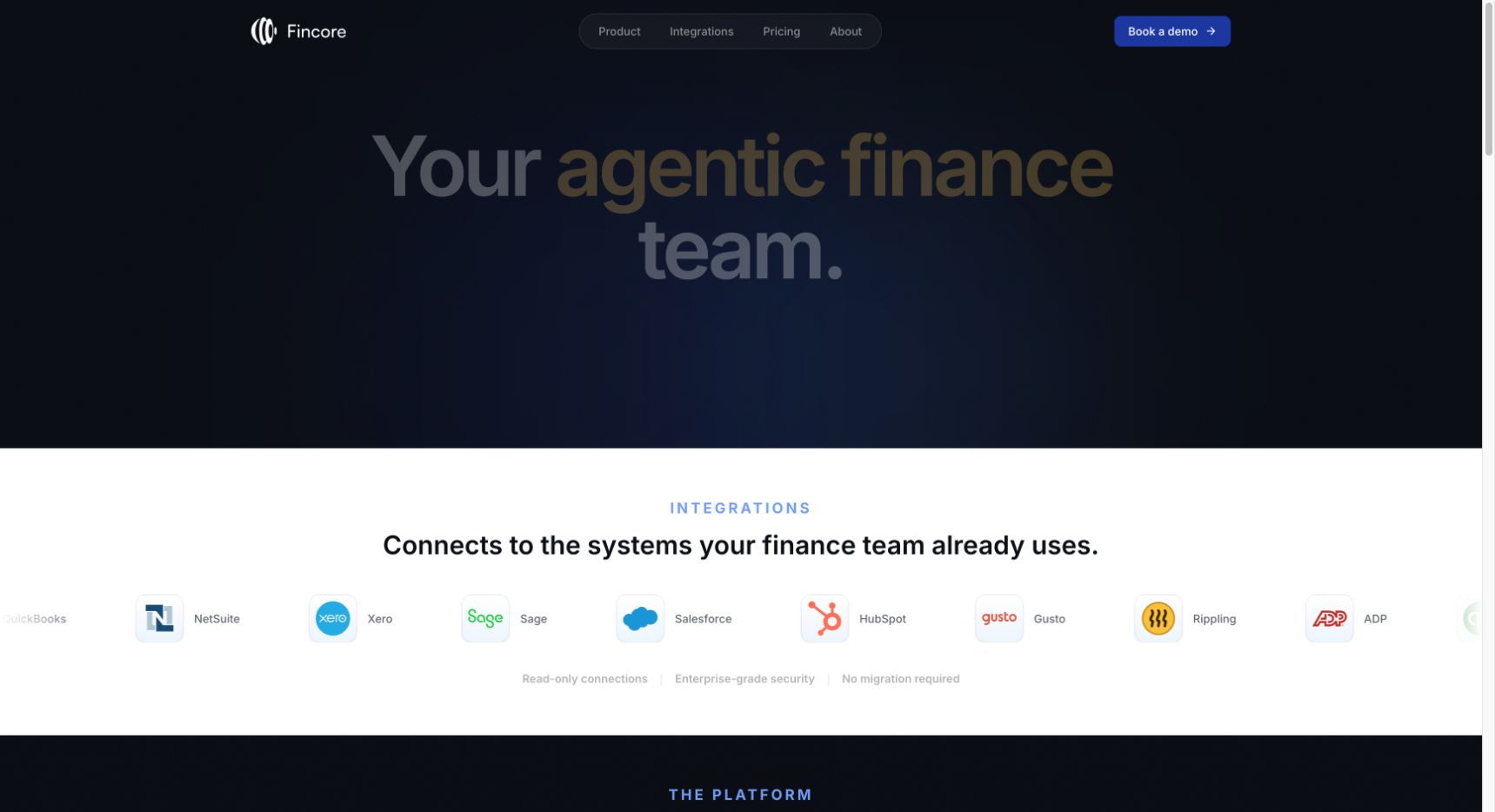 Fincore landing_page