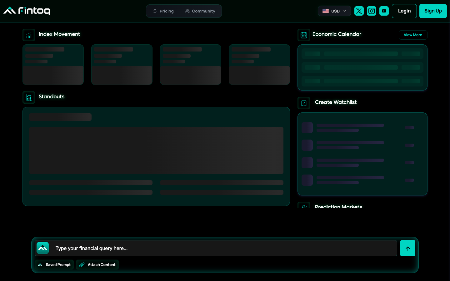 Fintoq homepage screenshot