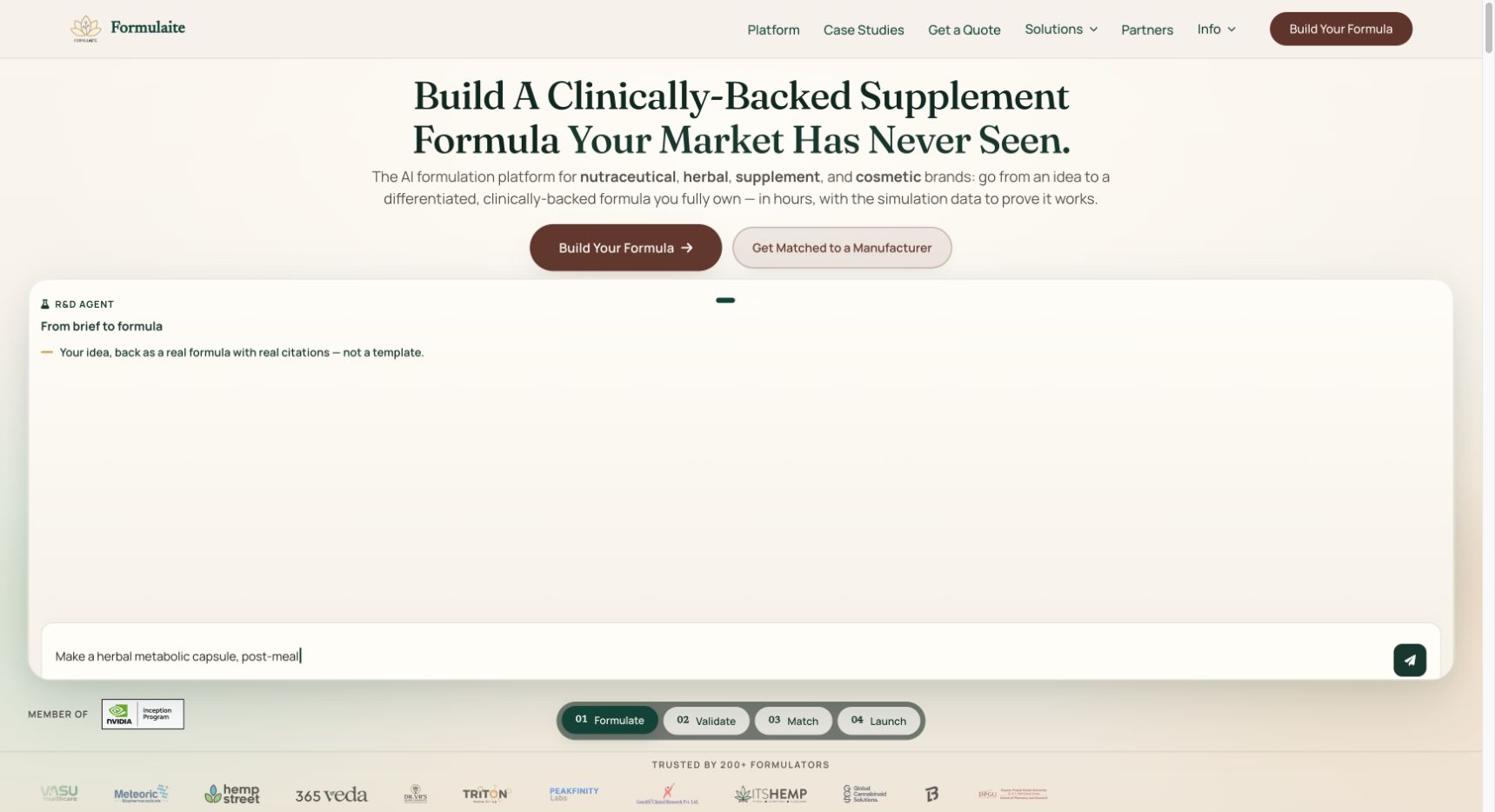 Formulaite landing_page