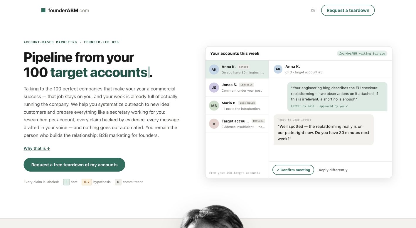 founderABM 首页截图