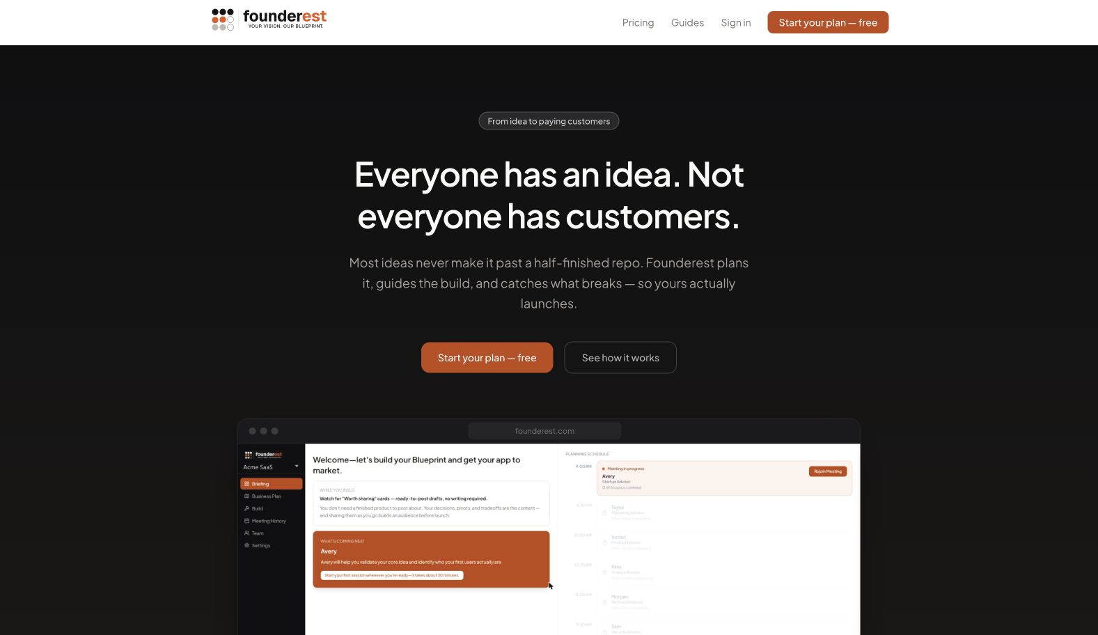 founderest.com 首页截图