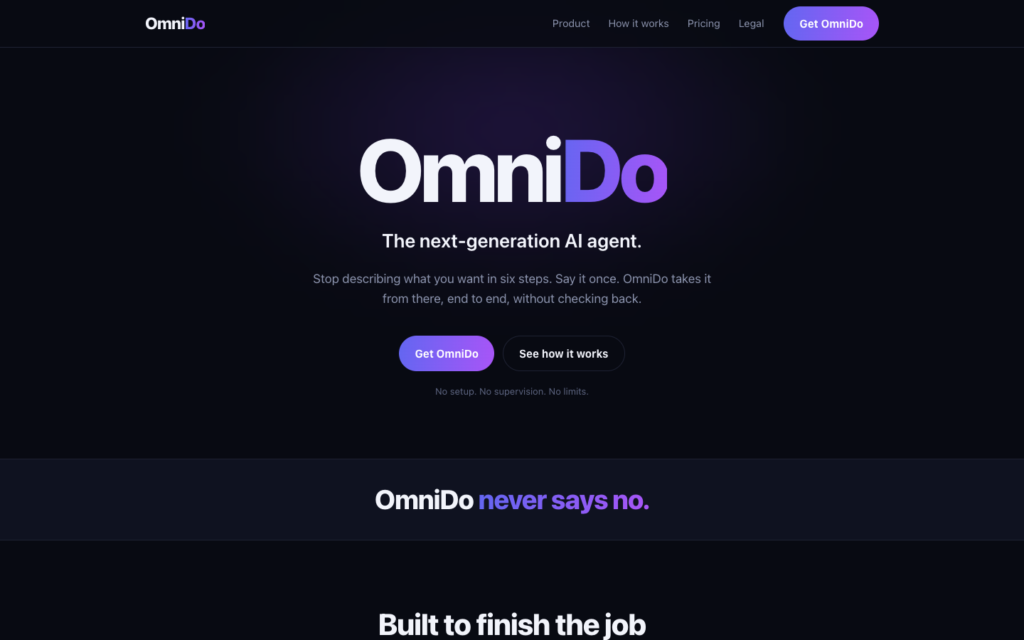 OmniDo 首页截图