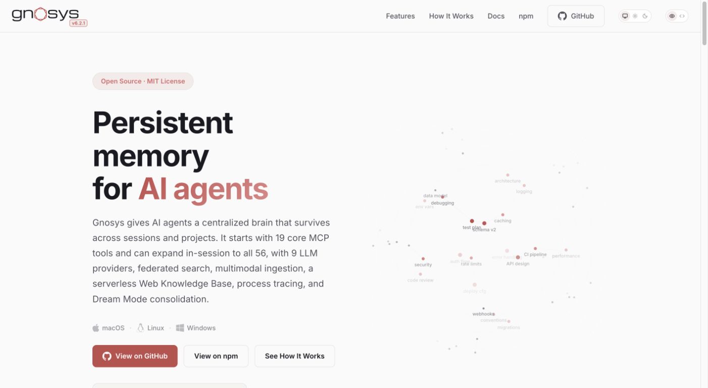 Gnosys landing_page
