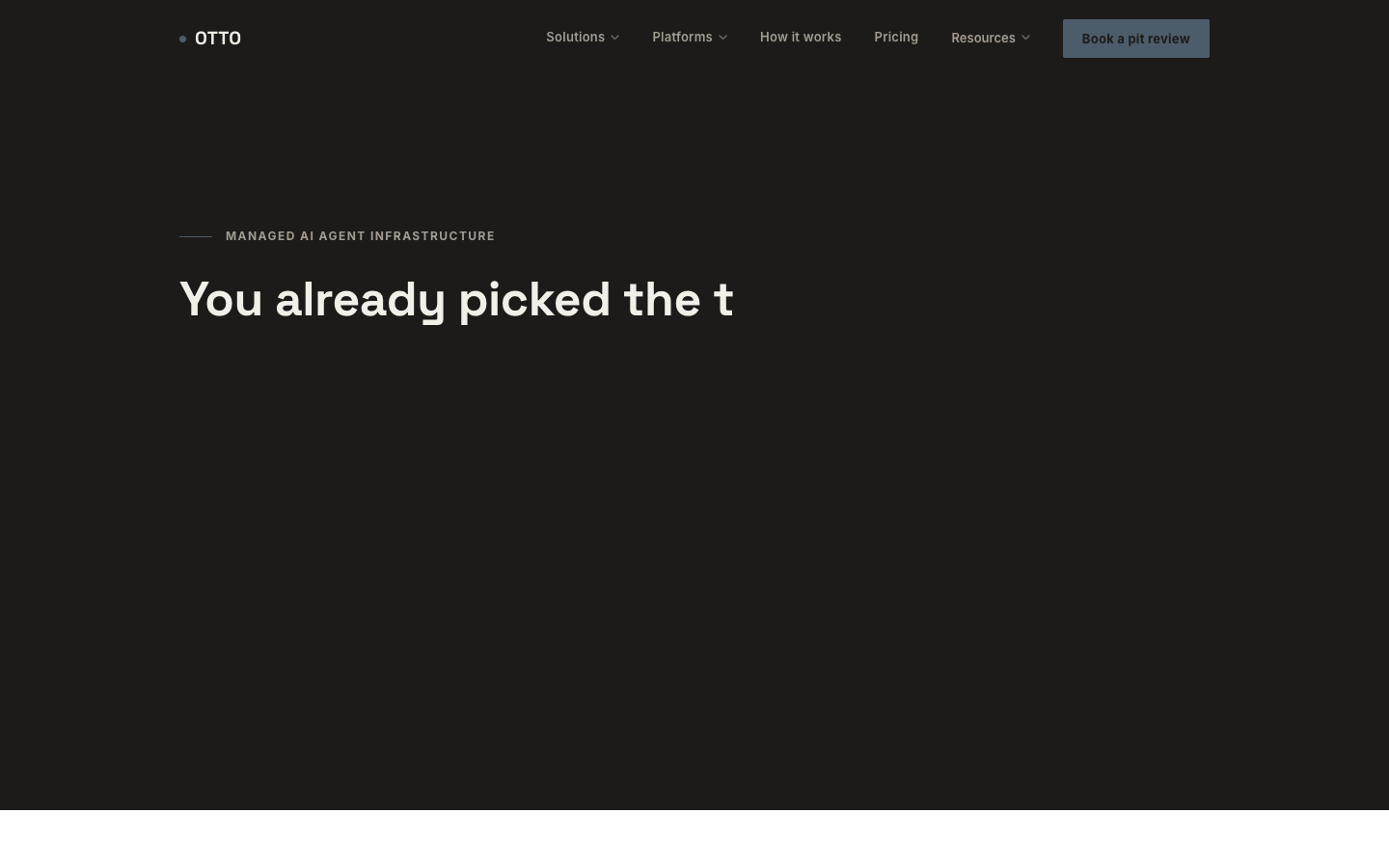 OTTO homepage screenshot